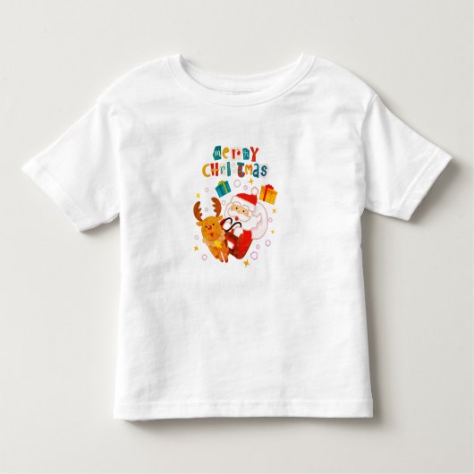 Vrolijk kerstfeest T-Shirt (Voorkant)