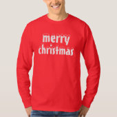 Vrolijk kerstfeest t-shirt (Voorkant)