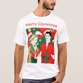 Vrolijk kerstfeest t-shirt
