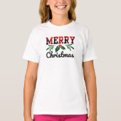 Vrolijk kerstfeest t-shirt (Voorkant)
