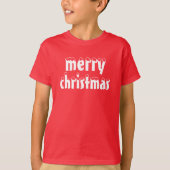 Vrolijk kerstfeest t-shirt (Voorkant)