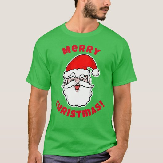 Vrolijk kerstfeest T-Shirt (Voorkant)