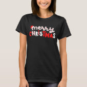 Vrolijk kerstfeest T-Shirt (Voorkant)