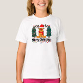 Vrolijk kerstfeest t-shirt (Voorkant)