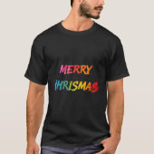 Vrolijk kerstfeest t-shirt (Voorkant)