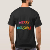 Vrolijk kerstfeest t-shirt (Achterkant)