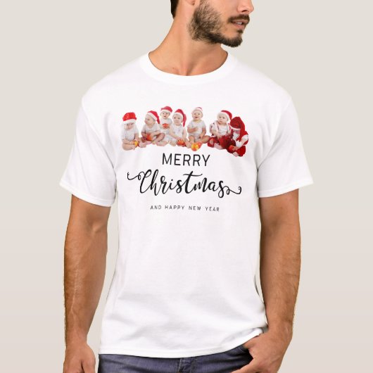 Vrolijk kerstfeest t-shirt (Voorkant)