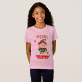 Vrolijk kerstfeest t-shirt (Voorkant volledig)