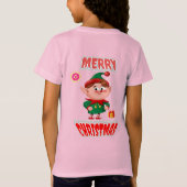 Vrolijk kerstfeest t-shirt (Achterkant)