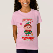 Vrolijk kerstfeest t-shirt (Voorkant)