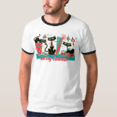 Vrolijk Kerstfeest T Shirt - Unisex (Voorkant)