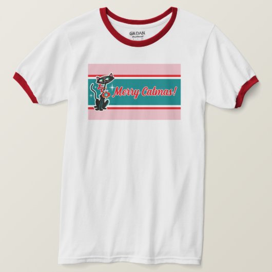 Vrolijk Kerstfeest T Shirt - Unisex (Design voorkant)