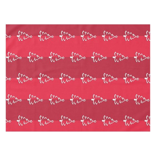 Vrolijk kerstfeest tafelkleed (Voorkant (Horizontaal))