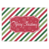 Vrolijk kerstfeest tafelkleed (Voorkant (Horizontaal))