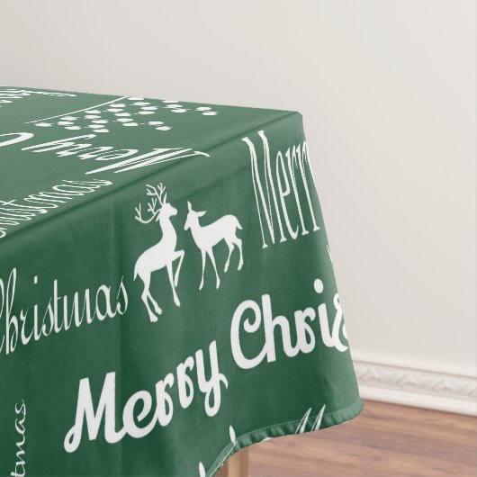 Vrolijk kerstfeest tafelkleed (Voorbeeld)