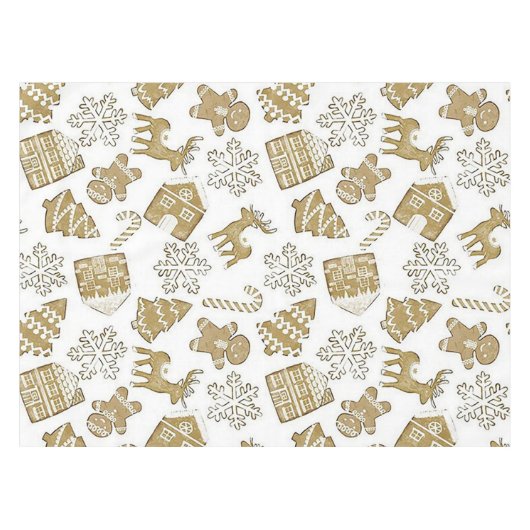 "Vrolijk kerstfeest" Tafelkleed (Voorkant (Horizontaal))