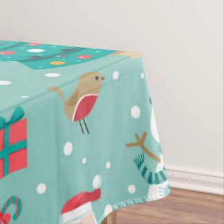 Vrolijk kerstfeest tafelkleed