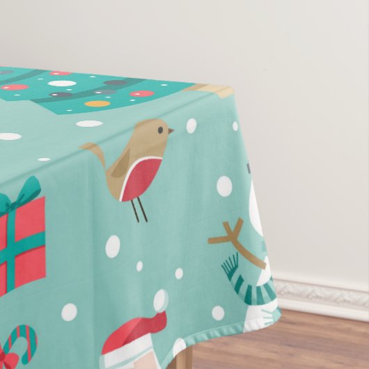Vrolijk kerstfeest tafelkleed (Voorbeeld)