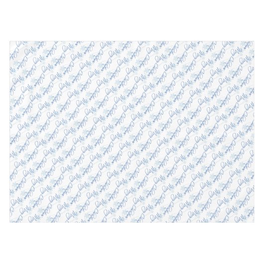 Vrolijk kerstfeest tafelkleed (Voorkant (Horizontaal))