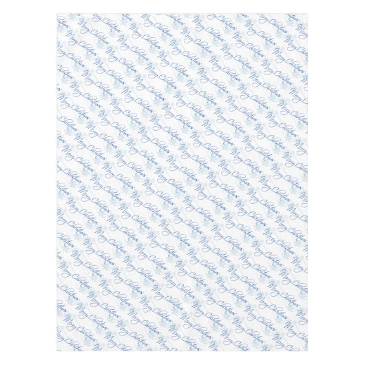 Vrolijk kerstfeest tafelkleed (Voorkant)