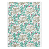 "Vrolijk kerstfeest" Tafelkleed (Voorkant)