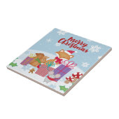 Vrolijk kerstfeest tegeltje (Zijkant)