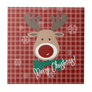 Vrolijk kerstfeest! tegeltje