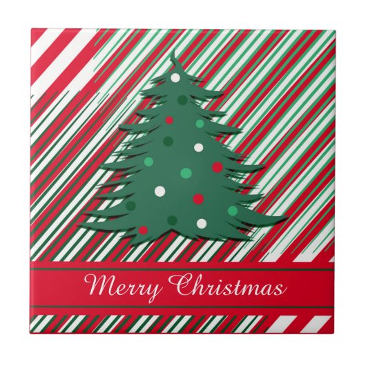 Vrolijk kerstfeest tegeltje (Voorkant)