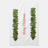 Vrolijk kerstfeest theedoek (Verticaal)