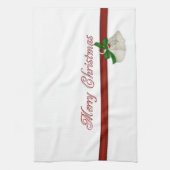 Vrolijk kerstfeest theedoek (Verticaal)