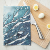 Vrolijk kerstfeest theedoek (Quarter Fold)