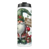 Vrolijk kerstfeest thermosbeker (Voorkant)