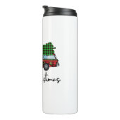 Vrolijk kerstfeest thermosbeker (Geroteerd rechts)