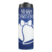 Vrolijk kerstfeest thermosbeker (Voorkant)