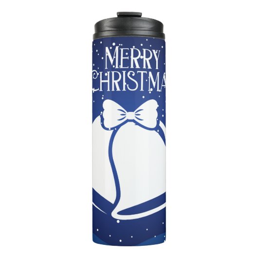Vrolijk kerstfeest thermosbeker (Voorkant)