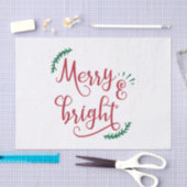 vrolijk kerstfeest tissuepapier (Craft)