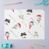 Vrolijk kerstfeest tissuepapier (Craft)