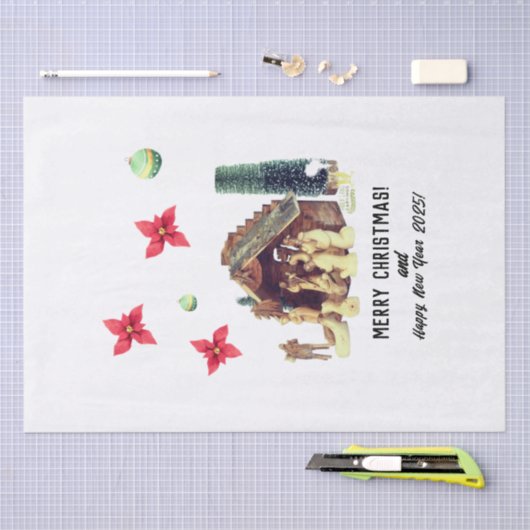 Vrolijk kerstfeest! tissuepapier (Craft)