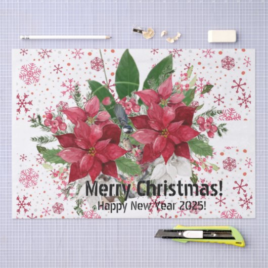 Vrolijk kerstfeest! tissuepapier (Craft)