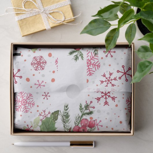 Vrolijk kerstfeest! tissuepapier (Geschenk)