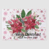 Vrolijk kerstfeest! tissuepapier (Voorkant)