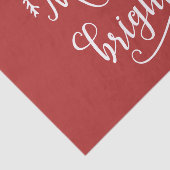 vrolijk kerstfeest tissuepapier (Detail)