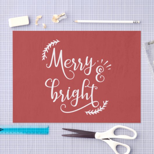 vrolijk kerstfeest tissuepapier (Craft)