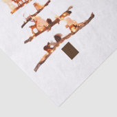 Vrolijk kerstfeest! tissuepapier (Detail)