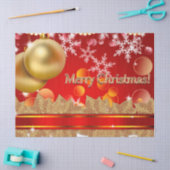 Vrolijk kerstfeest tissuepapier (Craft)