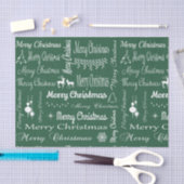 Vrolijk kerstfeest tissuepapier (Craft)