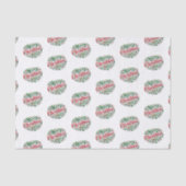 Vrolijk kerstfeest tissuepapier (Voorkant)