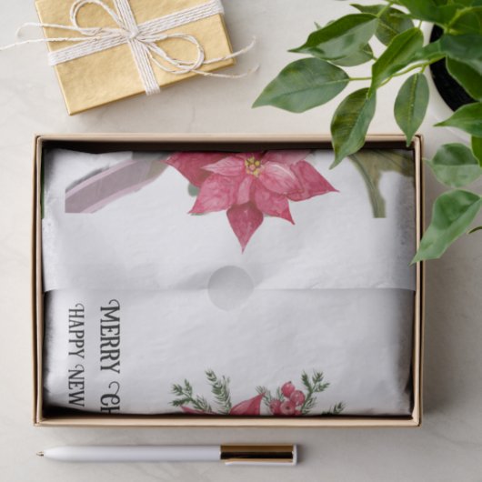 Vrolijk kerstfeest! tissuepapier (Geschenk)