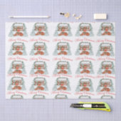 Vrolijk kerstfeest tissuepapier (Craft)