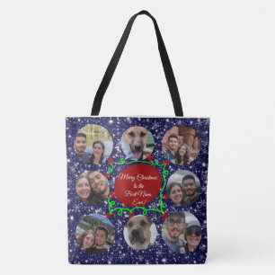 Vrolijk kerstfeest tot beste nana, 16 foto's, #2 tote bag